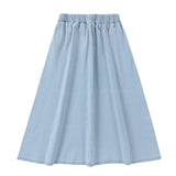 Girls Blue Midi/Maxi Skirt