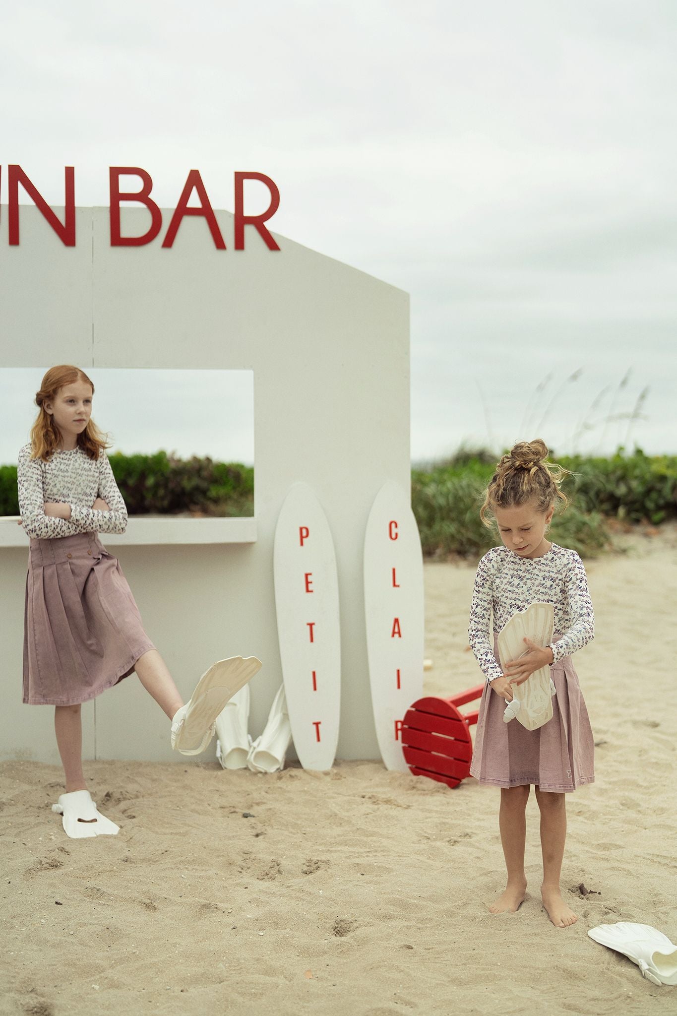 Girls Vintage Wash Skirt