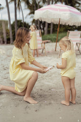 Girls Golden Petals Dress