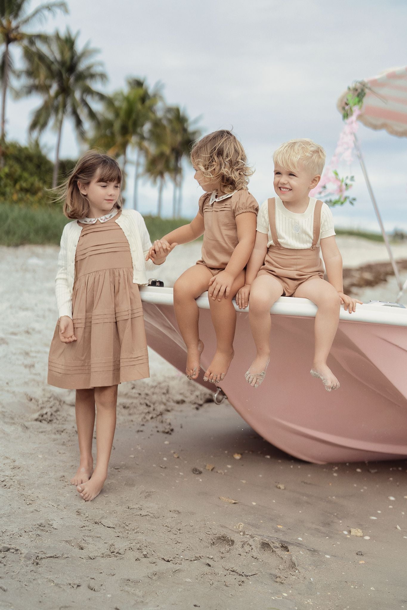 Baby Boys Sweet Charm Suspender Shorts