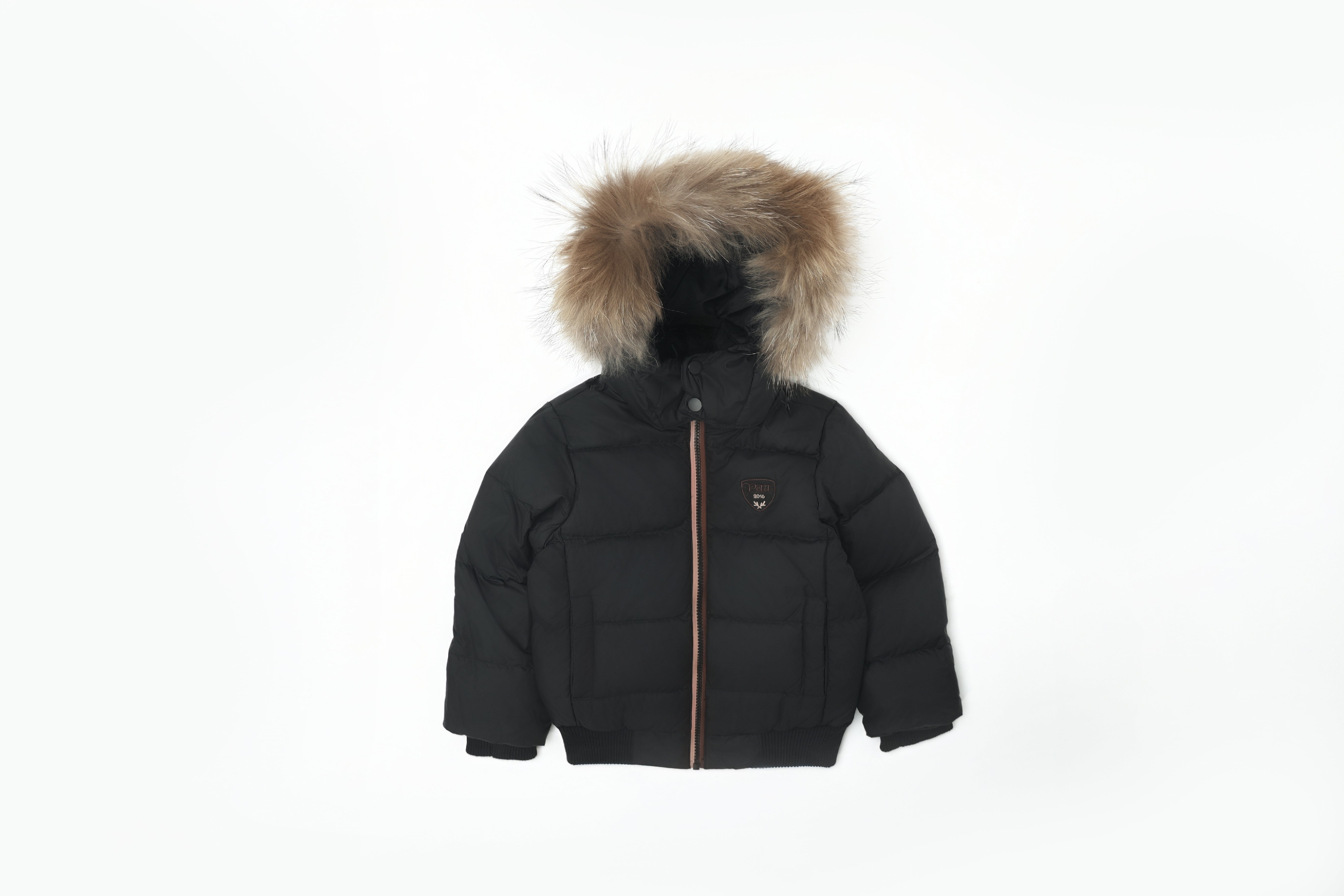 Black/ Pink Zippered Coat