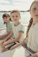 Boys Full Bloom Manderin Shirt