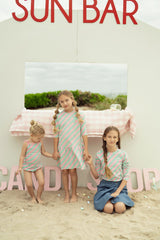 Girls Pastel Play Pink & Mint Green T-Shirt