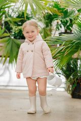 Baby Girls Dusky Pink Jacket