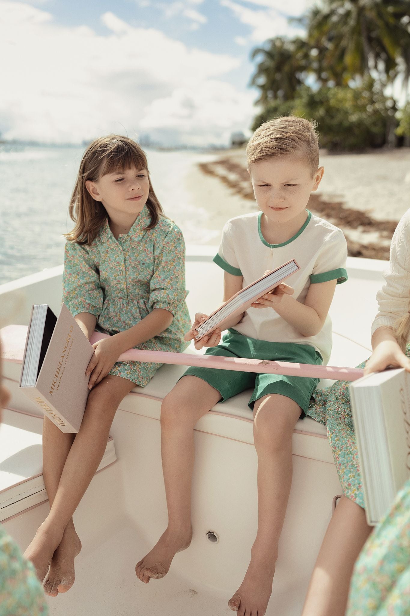 Boys Full Bloom Manderin Shirt