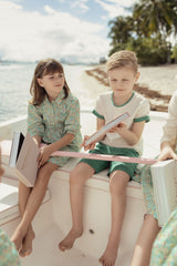 Boys Full Bloom Manderin Shirt