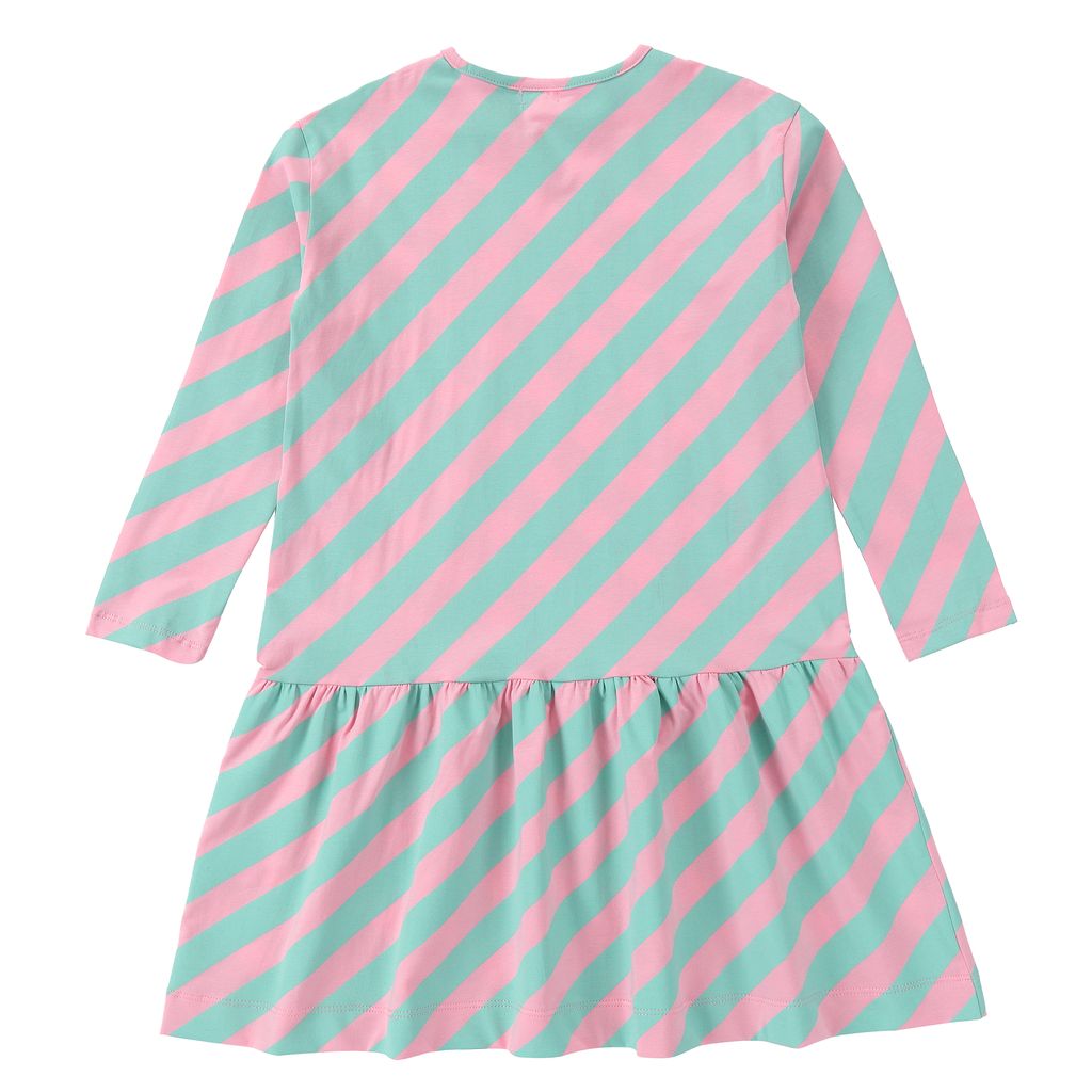 Girls Pastel Play Pink & Mint Green Dress