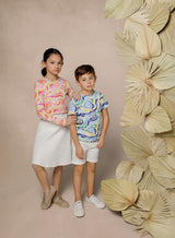 Girls White Wrap Skirt