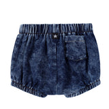 Blue Stretch Denim Bloomer