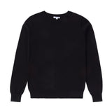 Basic Crewneck Sweater in Black