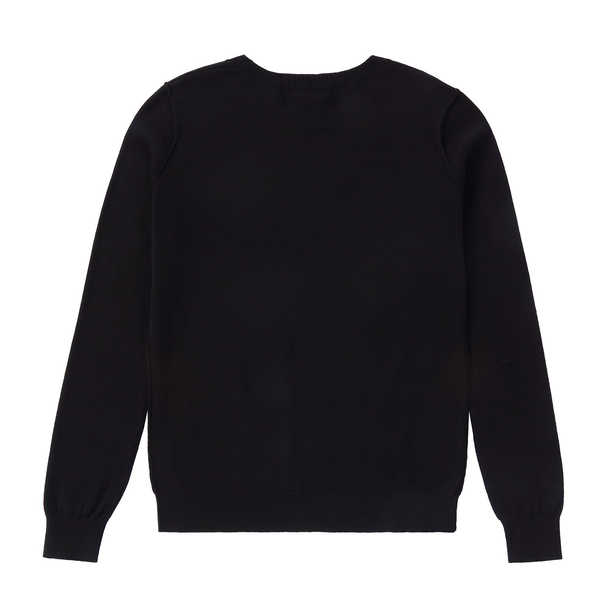Basic Crewneck Sweater in Black
