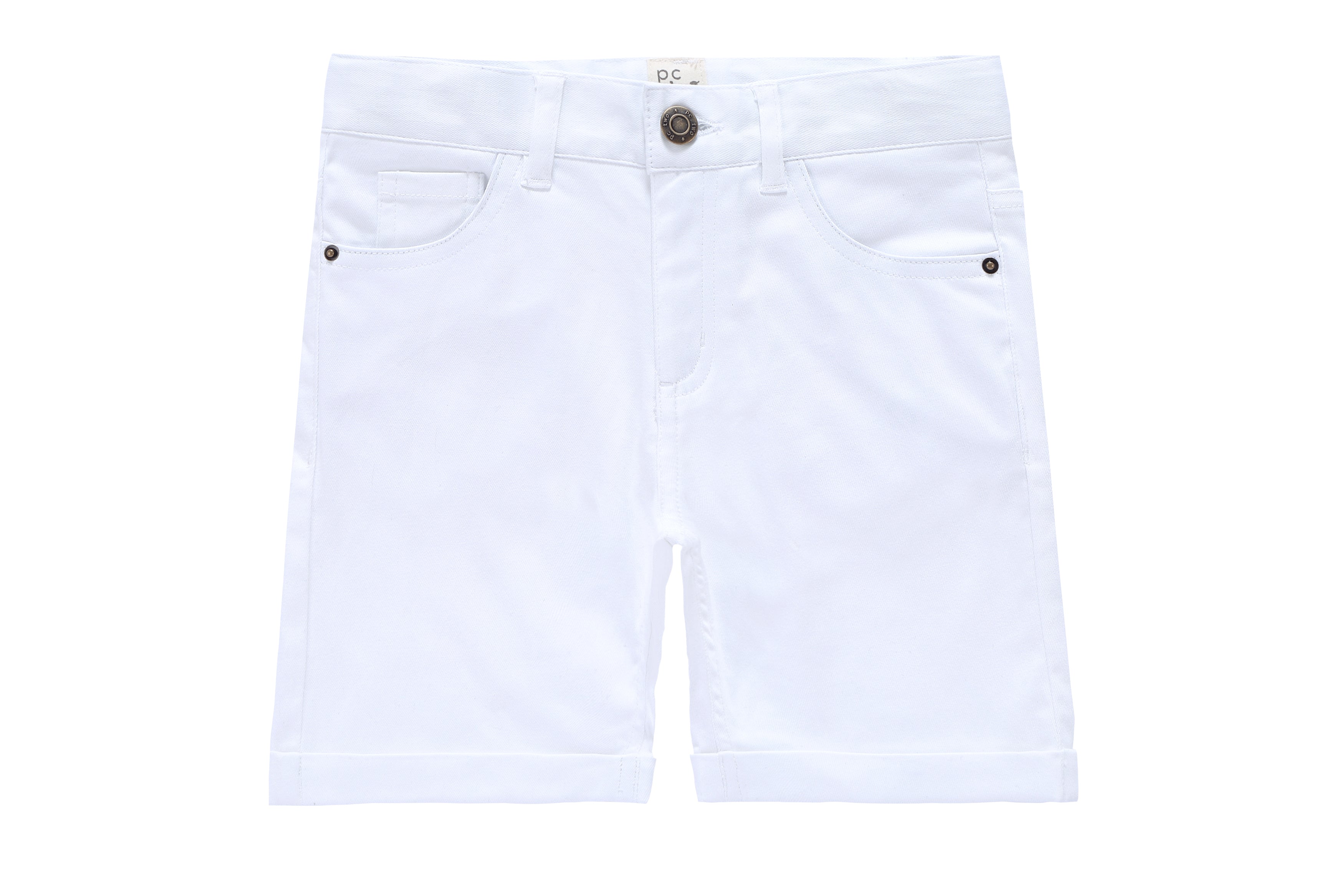 White Denim Shorts