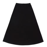 Black A-line Maxi Skirt