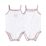 Baby Jersey 2pc Bodysuit - Print (Bow,Dot)