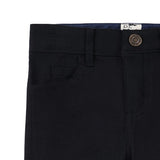 Black Chino Patch Pocket Pants