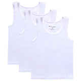 Boy Jersey 3pc Undershirt - White