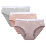 Girl Jersey 3pc Panty - (Mauve,Pink,Grey)